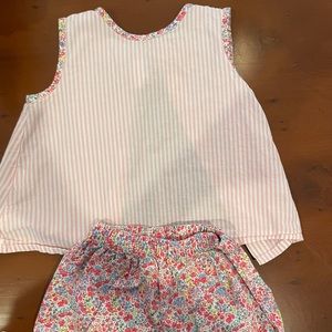 Toddler girls two piece summer outfit